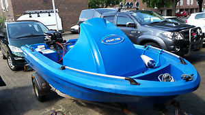 Smartwave Tender with outboard and trailer