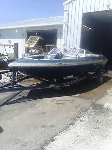 1980 BAJA SKI BOAT PROJECT WITH TRAILER . V-8 CHEV lots of extras- classic
