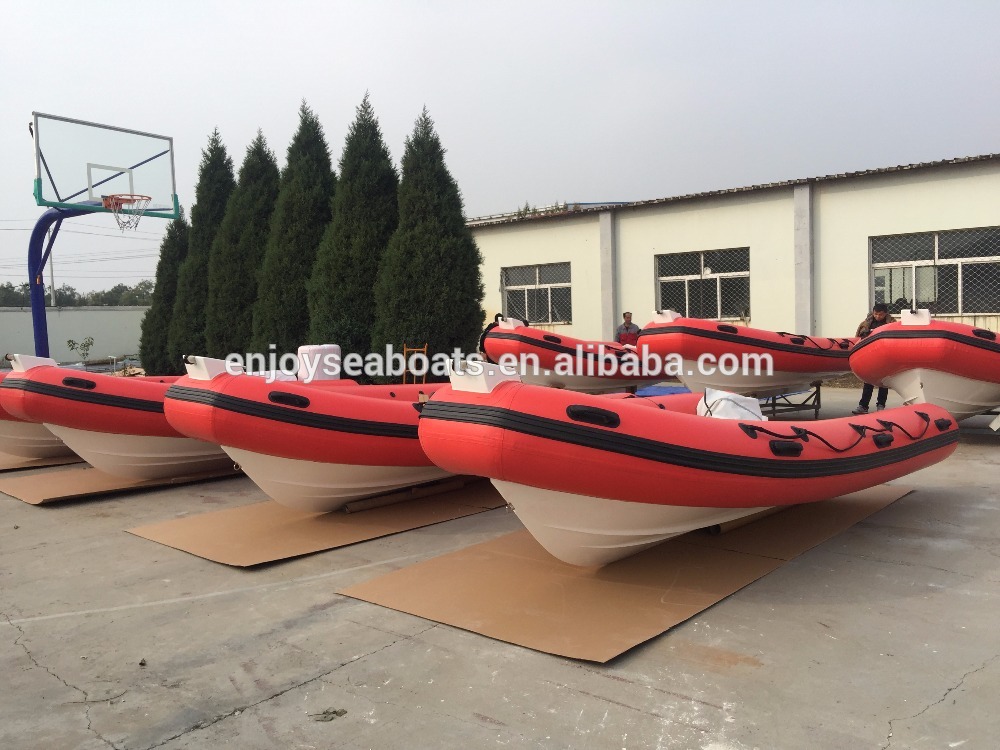 China CE Certificate Manufacturer Rigid Hull Aluminium RIB Hypalon Inflatable Boat