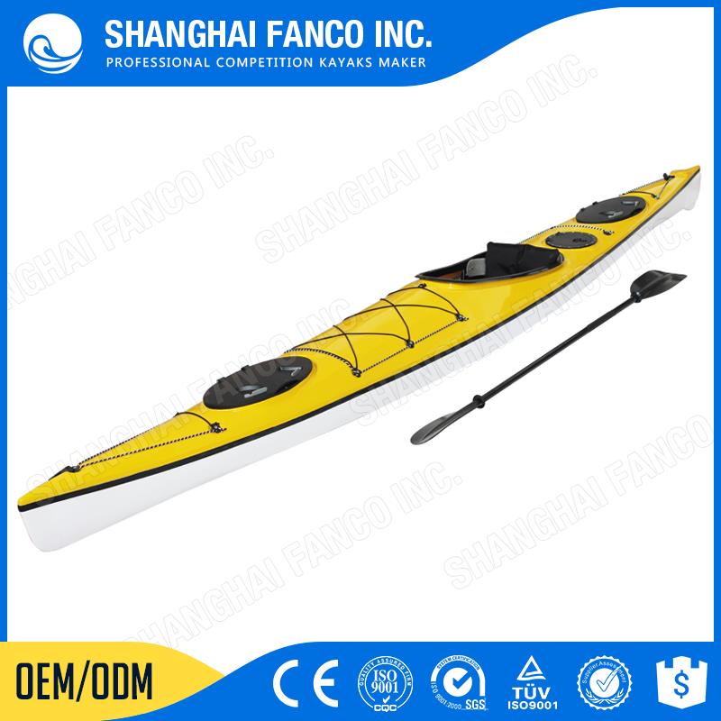 FRP material angler kayak, fishing kayak for sale, kayak boat