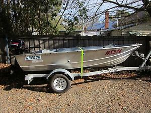 Gregor 3.7 m Aluminum Fishing Boat with Nissan 9.8 hp Outboard