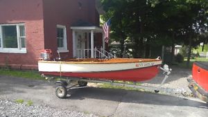 1955 Thompson Cedar Wood Boat Antique Boat