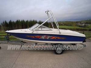 2006 Bayliner 175 XT Mercruiser 3.0L inboard engine on a SBS road trailer.