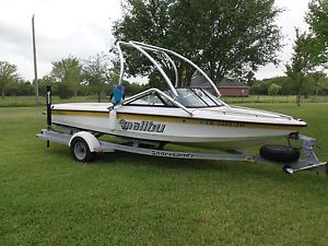 2000 Malibu Sportster LX Open Bow Wakeboard Tower Low Reserve