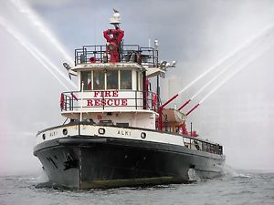 1927 Commercial Fire boat Retired Seattle fireboat