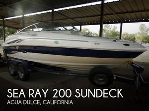 2004 Sea Ray 200 Sundeck
