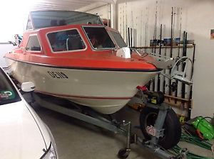 Stejcraft half cab 5.4m boat Yamaha 115HP outboard with trailer