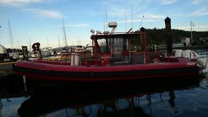 Fire Rescue Aluminum Pontoon Boat