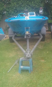 14 ft (4.2m) Aluminium Tinnie, motor and trailer