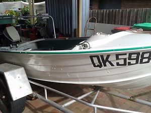 STACER RIVERRA 3.7 WITH 15HP EVINRUDE