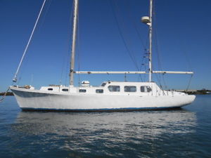 Hartley 38ft ketch ferro yacht crusing family live aboard solo (botany nsw) NoRE