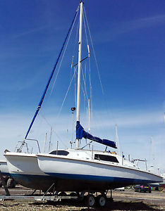 Telstar 5 Berth  mk3 trimaran £1000's spent Very sad sale, ashore Hayling Island