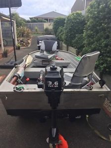 10 foot boat and trailer
