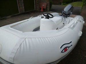 PRICE REDUCED RIBEYE TS370 RIB BOAT. WITH YAMAHA F20 OUTBOARD. HARDLY USED. VGC.