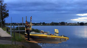 Conelley 19 ft ski race boat
