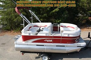 New 14 Ft pontoon boat-9.9 motor and trailer. ----500 pontoon boats in stock