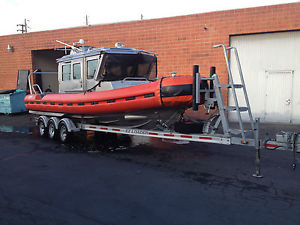 inflatable, safe boat, aluminum hull security boat
