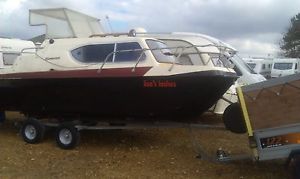 SEA FISHING BOAT AND TRAILER