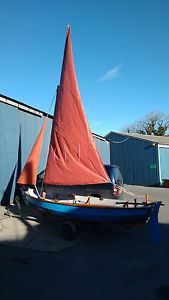 Drascombe Wooden sailing boat