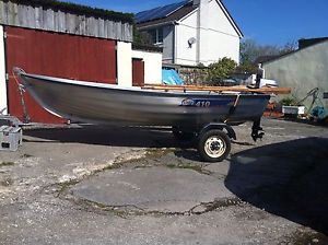 Linder 410 Boat and mariner 5hp engine