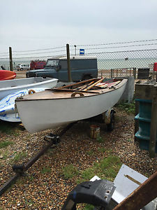 Heron Sailing Boat. Hastings E.Sussex.