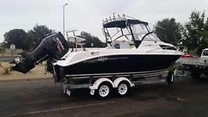 Revival 21ft Fisherman Offshore Cabin Boat - 6.4m Fibreglass - Suzuki 175HP