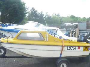 Boat dory 14 ft cjr  with tohatsu 18 hp