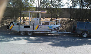Custom 22 ft Aluminium Cat fishing boat
