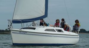Catalina C250 WB - Excellent example of trailer sailer that sails well