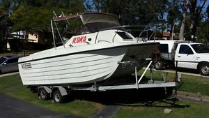 SHARKCAT 5.6mtr Bruce Harris 4 cyl Volvo Penta boat Shark Cat