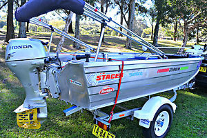 NEAR NEW BOAT STACER, BOEING AND HONDA PACKAGE WITH ALMOST A YEAR REGO !!
