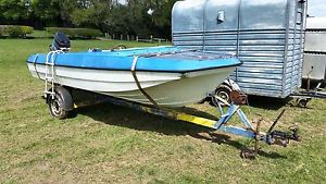 SPEED BOAT WITH 150HP MERCURY OUTBOARD AND ALL CONTROLS PLUS ROAD TRAILER- N/RES