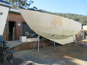 36 foot steel yacht hull- designed by  Naval Architect Alan Pape