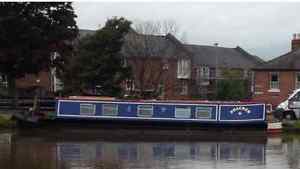 Narrow boat canal barge