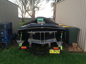 ski boat obrien 454 chev big block bbc race wake
