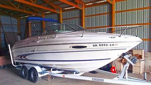 1997 Sea Ray 215 Express Cruiser Custom Dive Platform