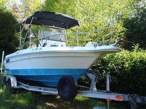 sea ray laguna 17 center console boat with 100hp mercury 2t and alloy trailer