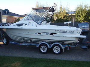 STREAKER 2006 BLUEWATER 5.45 150HP YAMAHA LOW HOUR OUTFIT