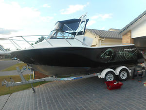 BOAT PROCRAFT 6.5M PLATE , HULL AND TRAILER
