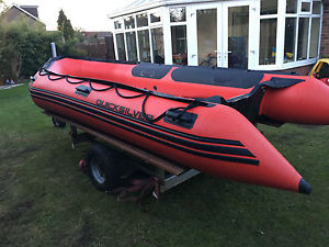 2008 Quicksilver 430 HD SIB RIB Inflatable Boat