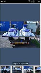KAWASAKI JET SKIS WITH TRAILER