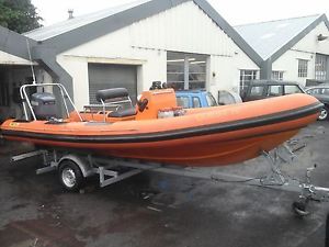 Rib boat Ribtec 6.5m Yamaha 150hp outboard Dive boat