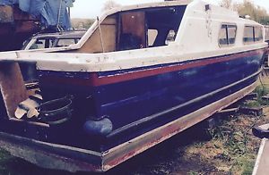 River/Canal Boat Project.25ft Buckingham.Grab a bargain