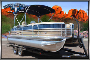 2016 Forest River Marine Deluxe Package Salt Water Edition Pontoon Boat 150HP Merc New