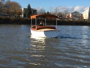 2016 QUIETUDE 156 ELECTRIC MOTOR BOAT DUFFY ELECTRACRAFT PONTOON
