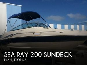 2004 Sea Ray 200 Sundeck Used
