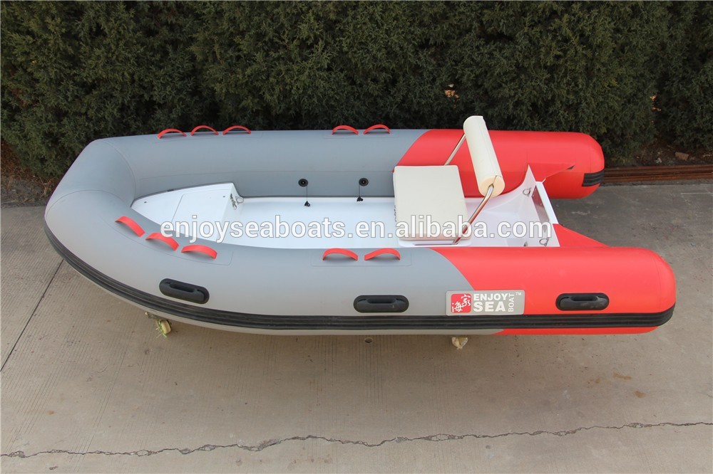 2016 new hypalon rib boat 390 rigid inflatable boat with outboard motor image 1