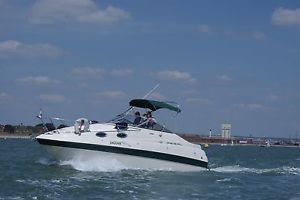 REGAL 242 COMMODORE   SPORTS  CRUISER ON NICE SOLENT PONTOON MOORING