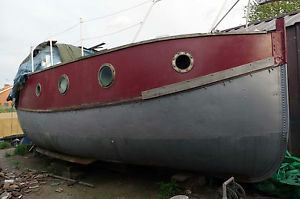 Houseboat Liveaboard project - 30', widebeam, steel hull, guaranteed mooring