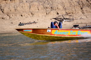 ski race boat woody LS1